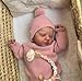 Anano Reborn Baby Dolls Silicone Full Body-20 in Realistic Baby Doll Newborn Girl, Full Silicone Babys Doll Lifelike, Real Life Babys Reborn Dolls Washable with Accessories