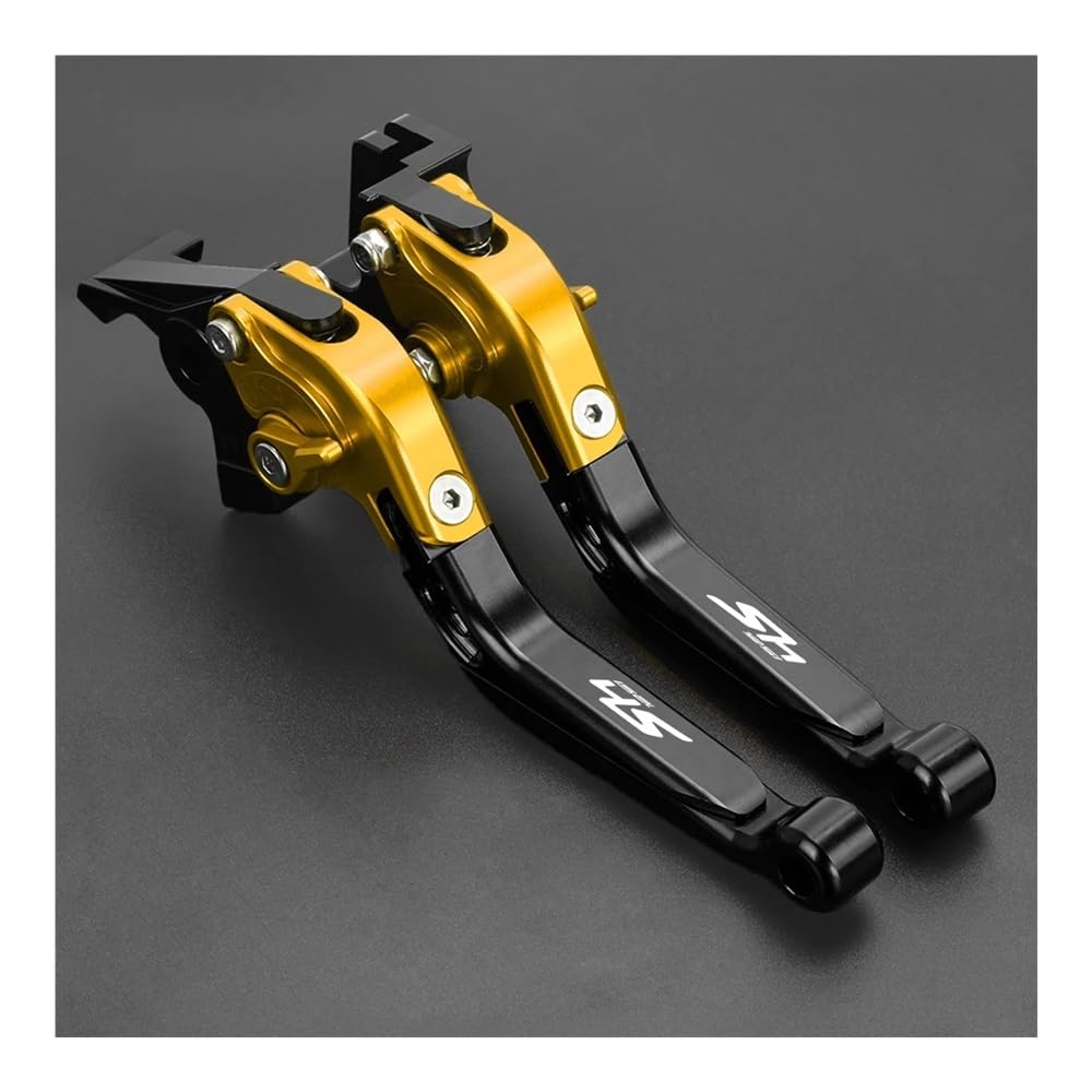 Gfjvcgjru Blue Motorcycle Brake Clutch Levers For Ho&N&Da Sh125 Sh125i Sh 125 125I 2008-2024 2023 2022 2021 Motorcycle Scooter Adjustable Extendable Folding Brake Clutch Levers