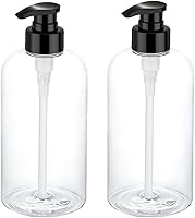 Bynccea 16oz (500ml) Empty Shampoo Pump Bottle - Leak-Proof Portable Dispenser for Lotion, Conditioner, Soap & More
