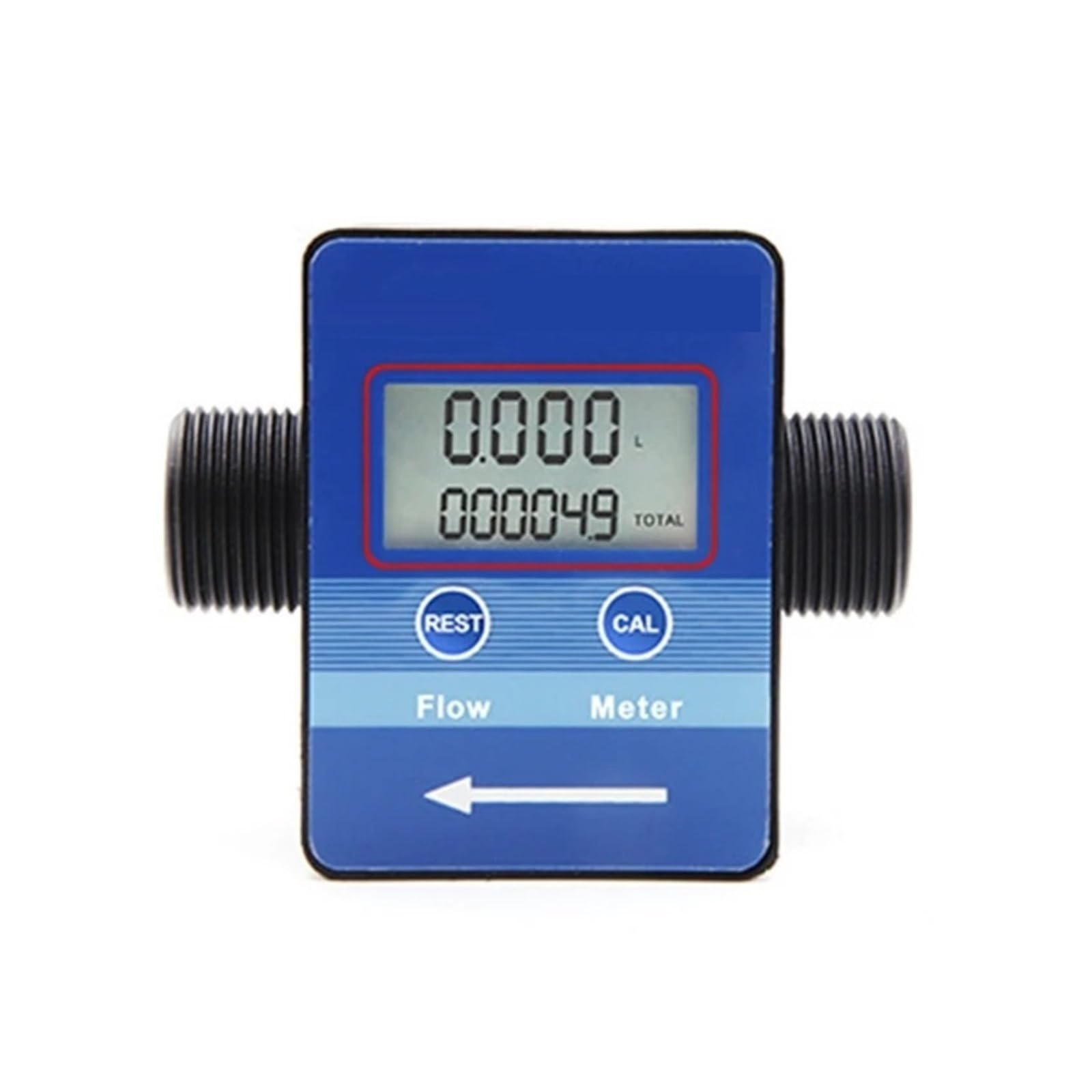 Medidor de flujo de líquido electrónico 3/4 para el control del riego inteligente en huertos