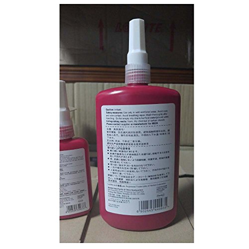 Image of Loctite 243 Blue Medium Strength Threadlocker, 360 Degree F Maximum Temperature, 250 mL Bottle