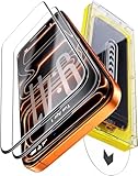 iphone 17 pro ガラスフィルム 用 【10H+硬度 航空宇宙ガラス 周り浮きゼロ 】2枚セット 米軍MIL規格 いphone17 pro 保護フィルム 全面保護 耐衝撃 極細ベゼル 曲面エッジ 17プロフィルム 簡単貼り付け boxガイド枠付き 自動除塵 自動吸着 超クリア画質 高光沢 目の疲れ軽減 携帯フィルム 1:1 全面カバー サラサラ 飛散・破損防止 6.3インチ image