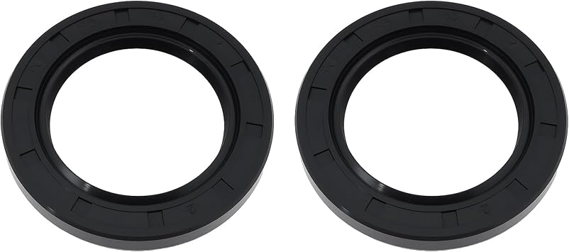 OTOTEC 2x TC Double Lip Oil Seal Ring Nitrile Rubber 35x52x7mm for Bearing Hydraulic Pneumatic Machine