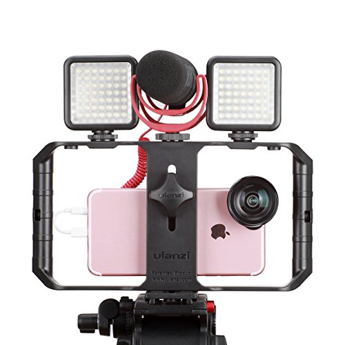 Ulanzi U Rig Pro Stabilizator Uchwyt Do Smartfonów Plus 96 Le Lampa I Mikrofon, Czarny