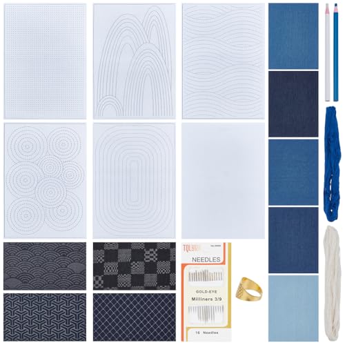 Sashiko kit de broderie pour réparer facilement un vêtement troué soi-même