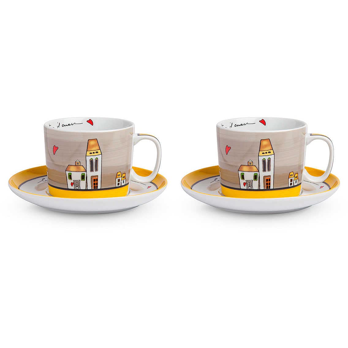 Egan Ivory (Ral 1013) Mugs, Porcelain, Ivory, S (Pack Of 2), 2 Units