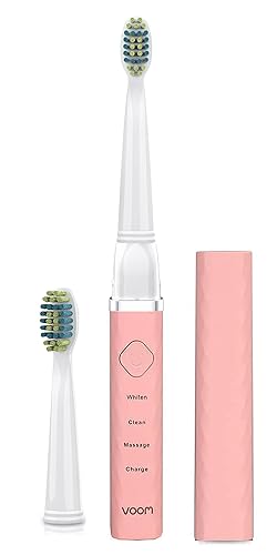 Miniatura 2 de Voom Sonic Pro 3 - Cepillo de dientes eléctrico recargable con cerdas de nailon Dupont suaves recomendado por dentistas cuidado bucal temporizador