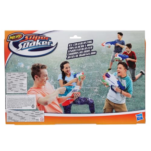 Image of Nerf Super Soaker Scatter Blast Water Blaster | Spray 5 Streams of Water | Pichkari for Outdoor Water Games | Branded Toy Pichkari for Holi Festival | Outdoor Water Play | Kids Ages 6+