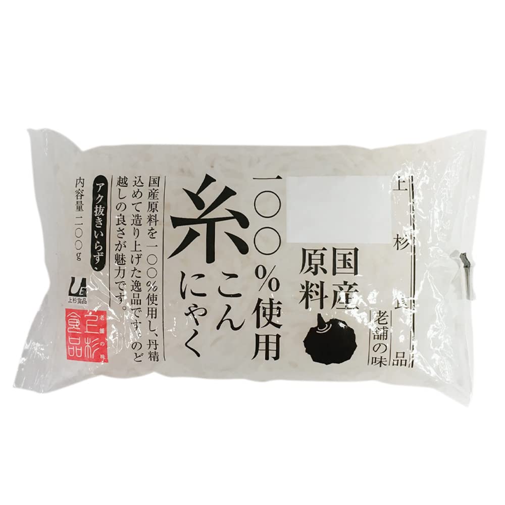 Uesugi ITO Konnyaku Shiro Shirataki Noodles 200 g, White : Amazon
