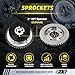 2.4 Ecotec Timing Chain Kit W/VVT Sprocket 9-4201SAVVT1 Compatible with 2011-2017 Chevy Equinox Malibu, GMC Terrain, Buick Verano Regal Lacrosse 2.2 2.4L Replace# 12588387 kit de cadena de tiempo de