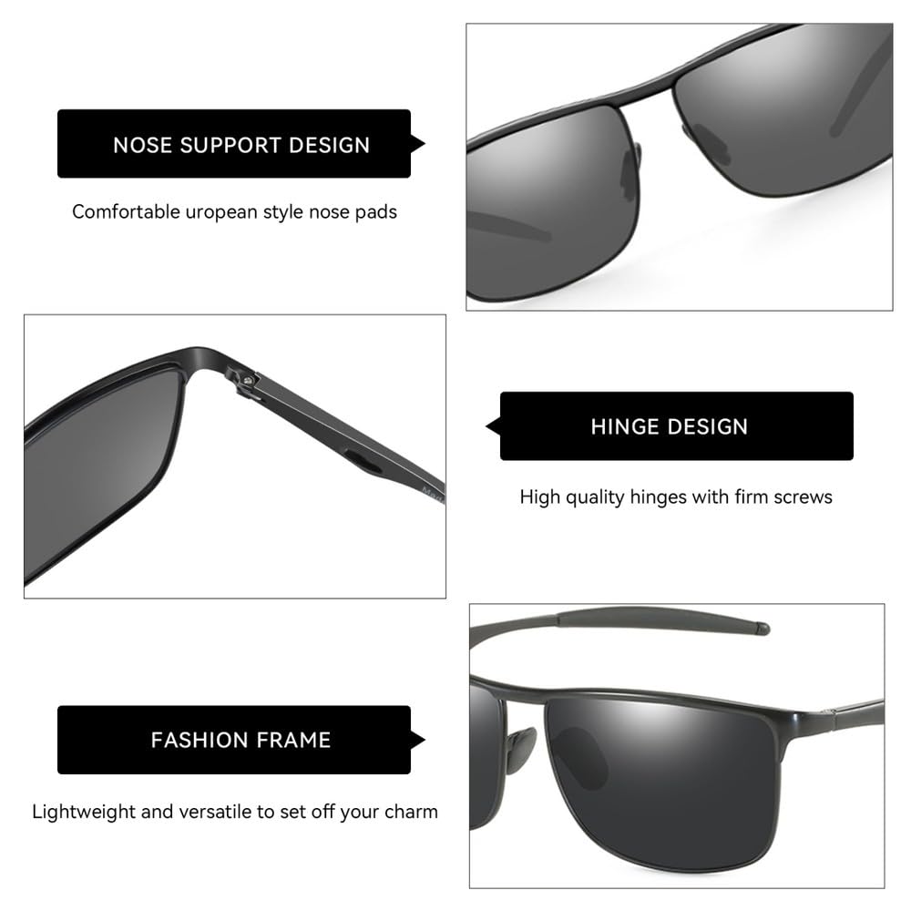 Okulary przeciwsłoneczne z filtrem UV400, aluminiowe, modne, polaryzacyjne, do wędkowania, wędrówek, golfa, jazdy, unisex, 1004 centów