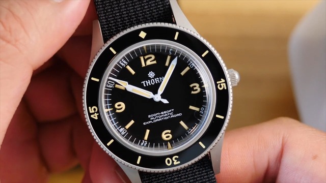 『新品』THORN フィフティファゾムス　オマージュウォッチ　NH35 Amazon.com: TACTICAL FROG Thorn 50-Fathoms Automatic Dive
