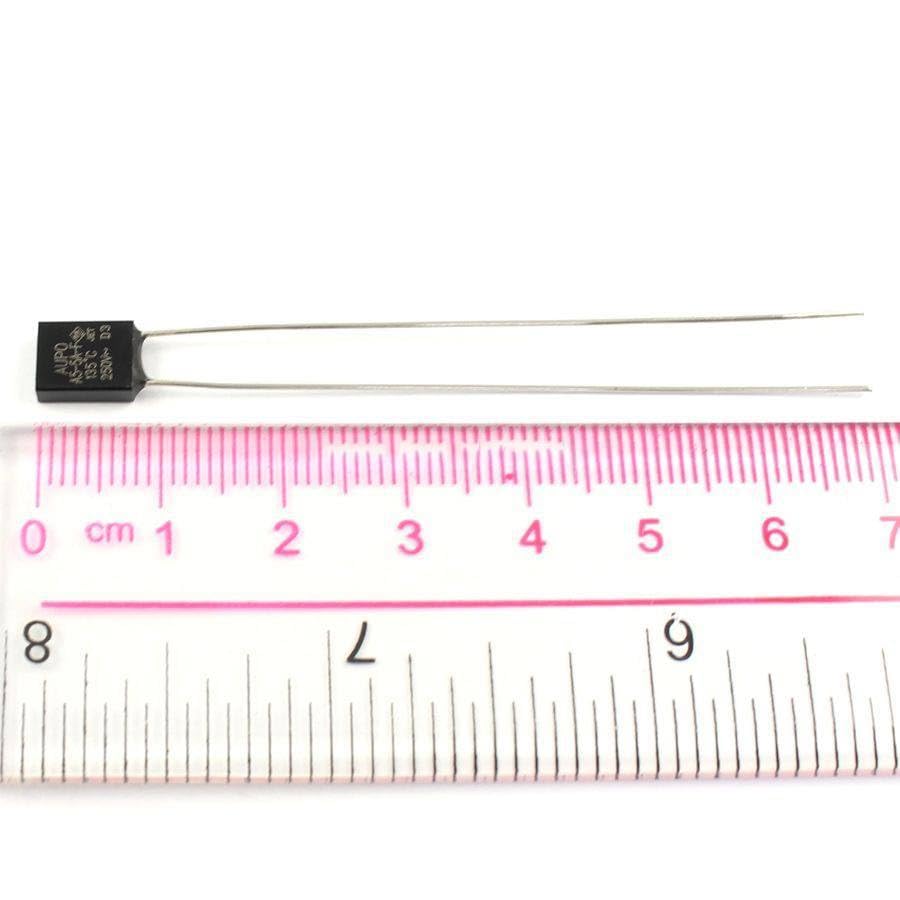 100 Pcs Thermal Fuse Cutoff TF 135 Degree 250V 5A A5-5A-F