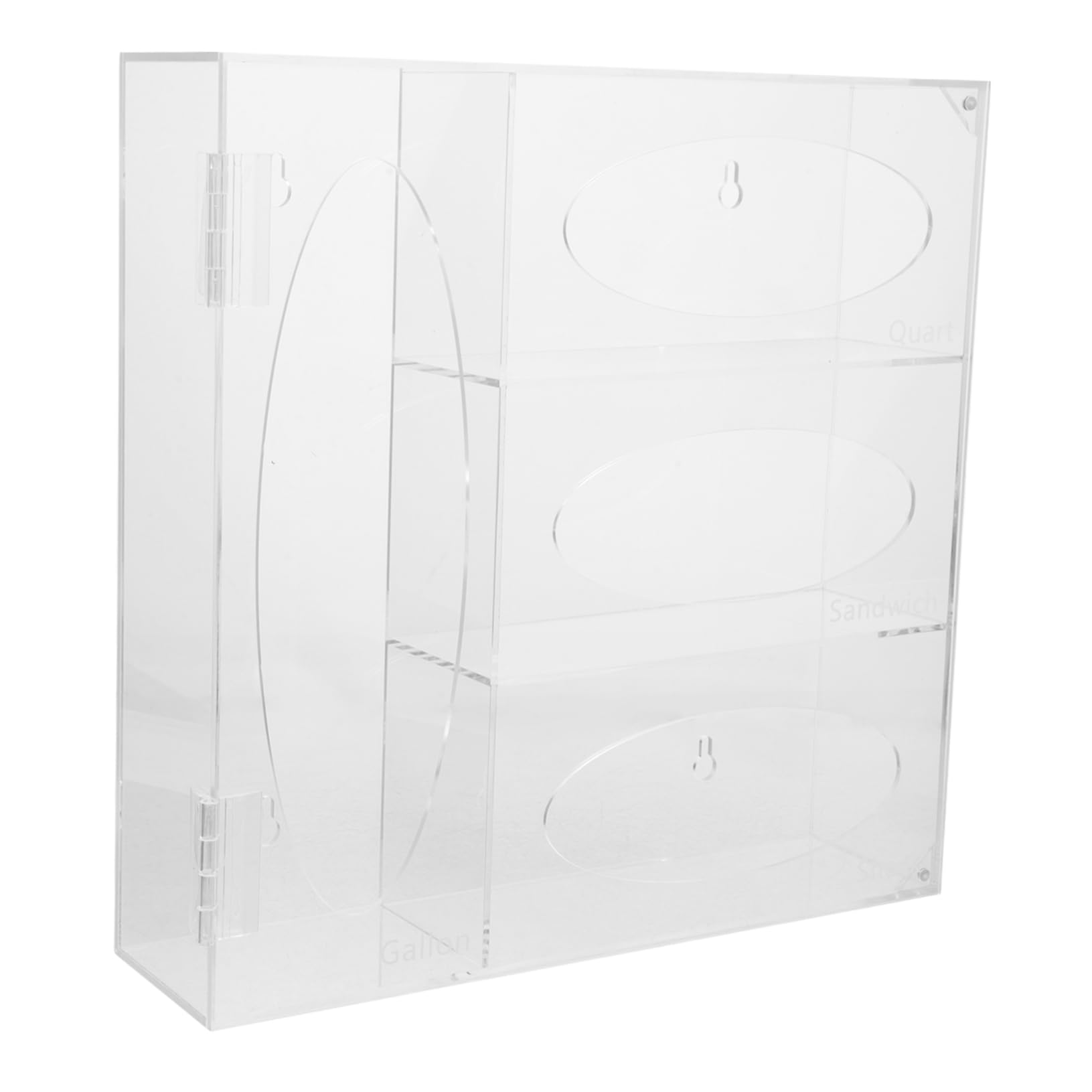Veemoon 1 Juego Caja para guardar guantes dispensador de guantes porta máscaras para pared dispensador de montaje en pared contenedor de máscara Acrílico Transparente