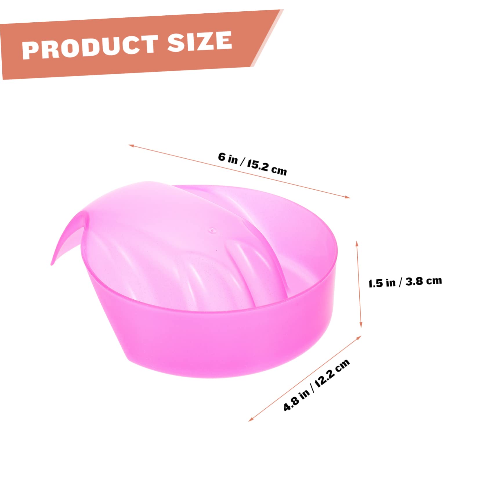 Gogogmee Nail Cuticle Tools Manicure Soak Bowls for Hands Nail Art Spa Tools Set Random Color