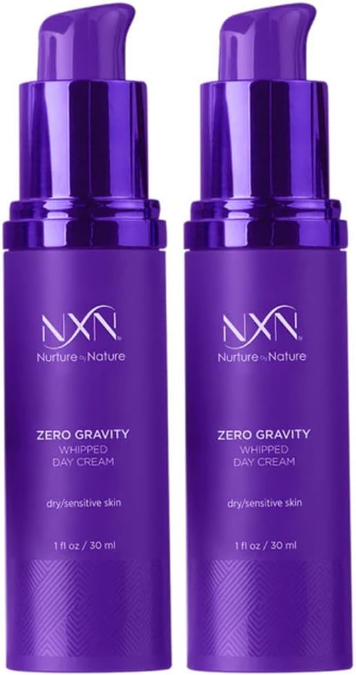 Zero Gravity Whipped Day Cream Face Moisturizer, Natural Anti Aging Formula for Dry or Sensitive Skin, Men and Women, 2FL Oz