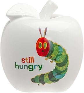 Eric Carle Kids Apple Shaped Piggy Bank, The Very Hungry Caterpillar