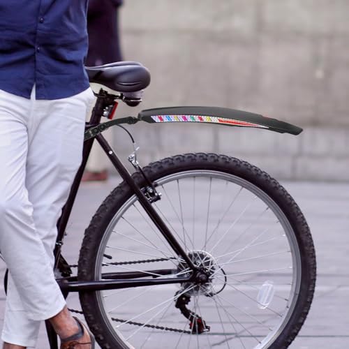 Guardabarros bicicleta montaña para proteger tu ropa de las salpicaduras de barro 3