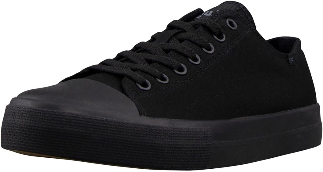 all black low top forces