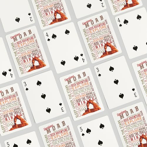 Lantern Press Experience Moab, Utah, 52 cartas poker miniatura 4