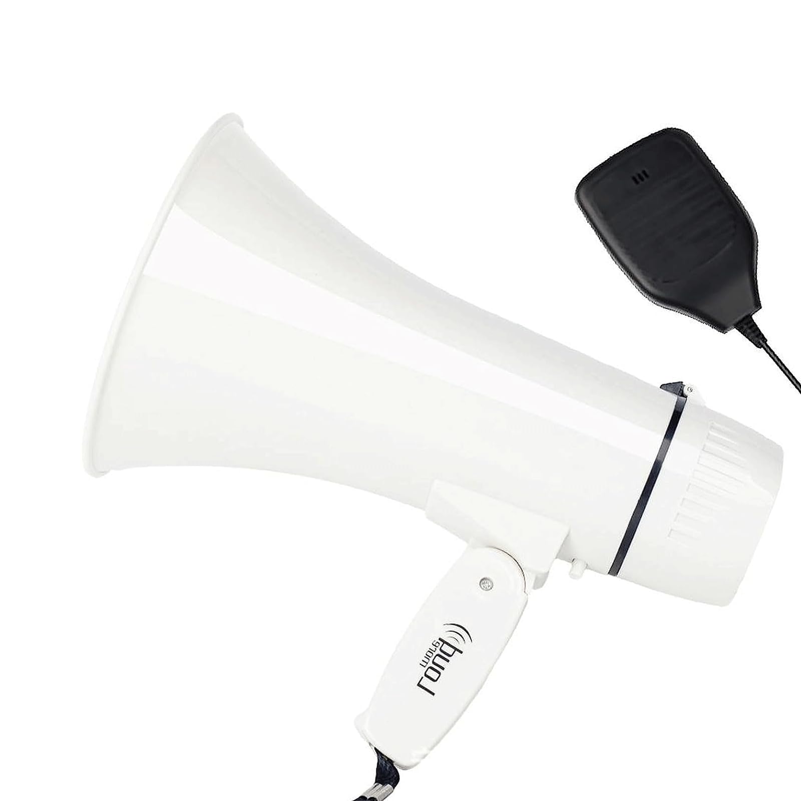 POCHY Moda Megáfono Megáfonos para Exteriores, Altavoz de megáfono de 35 W, Alarma y Altavoz de megáfono de grabación de 240 s con Control de Volumen, megáfono de Mano Bonito