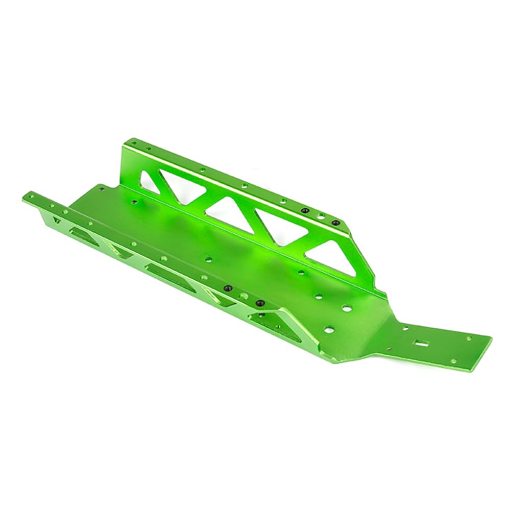 FLMLF Engines Metal Main Frame Chassis for 1/5 HPI ROFUN BAHA KM ROVAN Baja 5B 5T 5SC SS Rc Car Parts (Green)
