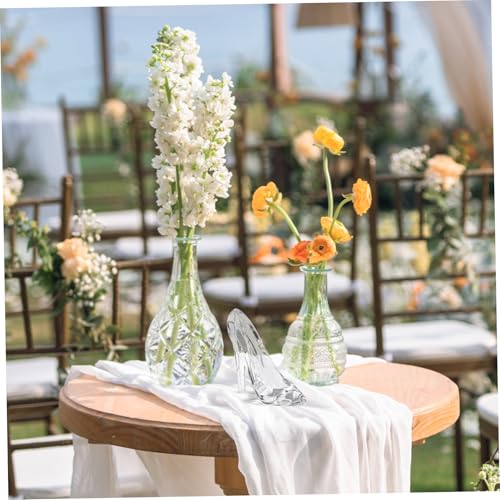 Cinderella Glass Slipper Acrylic Crystal High Heels Shoes Ornament Crystal Shoe Decorative Womens High Heels for Wedding and Birthday Decor3