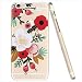 Iphone 6 Case,FEIKESI Iphone 6 Soft Flexible TPU Transparent Skin Scratch-proof Protective Case Cover Skin for Iphone 6 (4.7-inch)- Dahlia