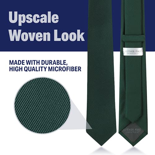 Handmade Self Tie Ties For Boys Woven Boys Emerald Green Ties: Neckties For Kids Wedding Graduation #TOP2