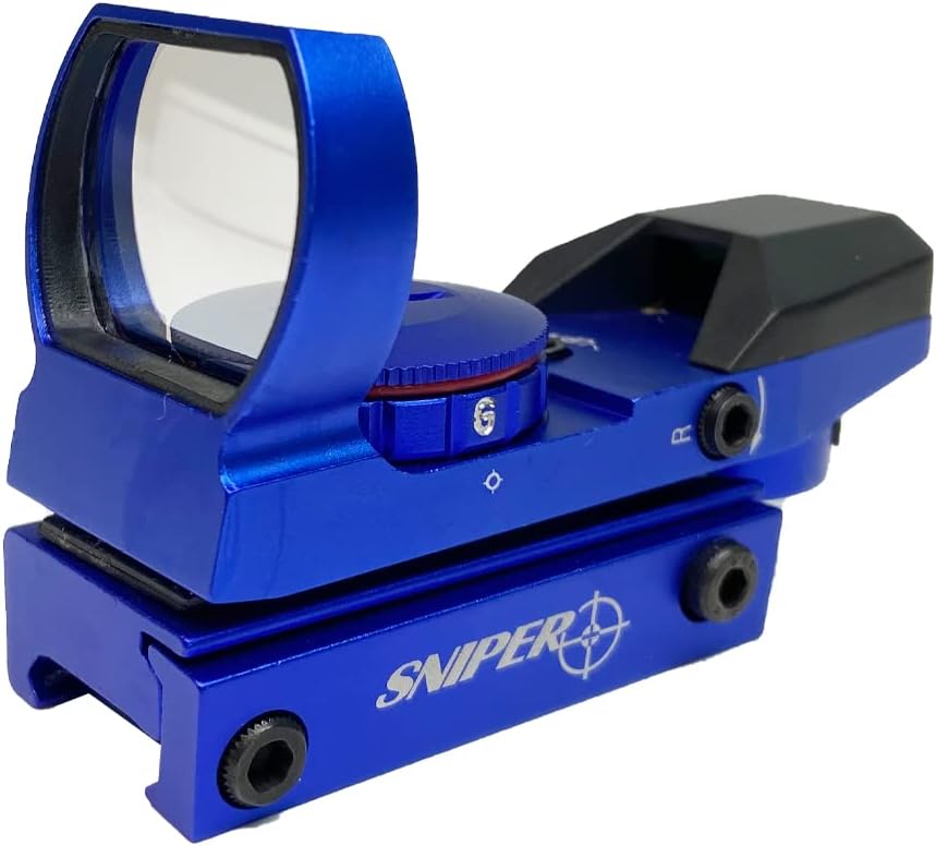 FSI RD22F(Blue) 1X22X33 Red Green Dot Sight, Reflex Sight, Red Dot Sight with 20mm Rail Mount