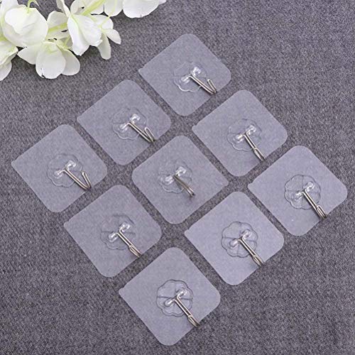 Gancho Transparente Não Marcante Gancho De Plástico Forte Gancho Gancho Transparente Não Marcador Ga