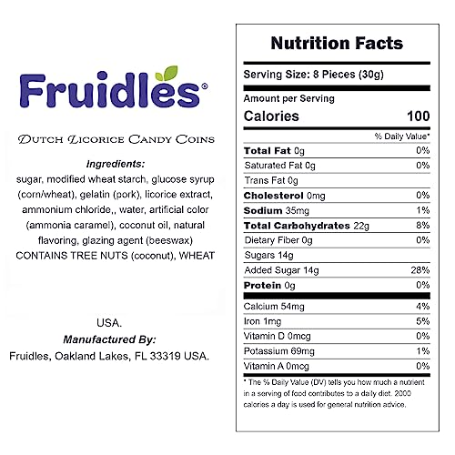 Fruidles Dutch Licorice Candy Coins thumb #7