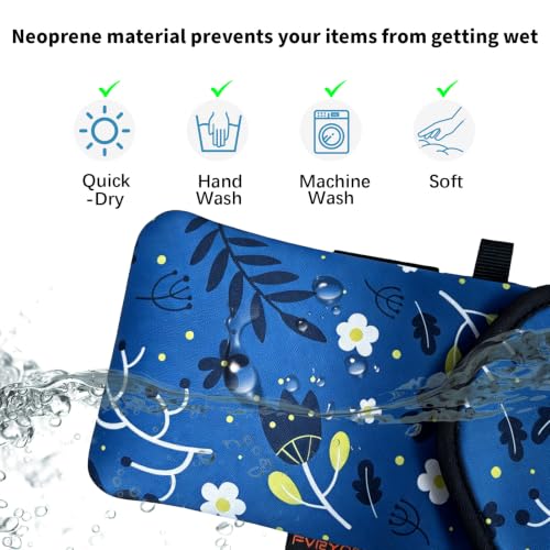 Image of Neoprene Phone Sleeve Pouch Case Bag for Men Women w /Crossbody Strap /Neck Lanyard for iPhone 17 /16 /15 /14 Pro Max, Samsung S25,Pixel 10