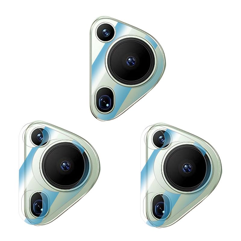 FCS | Pack of 3 | 9H Flexible Back Camera Lens Protector Screen Guard for Huawei Pura 70 Ultra (Not a Tempered Glass)