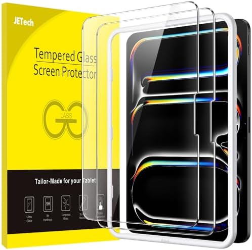 IPad Air 13 Zoll Schutzfolie - JETech Displayschutz 2 Stück Mit Rahmen