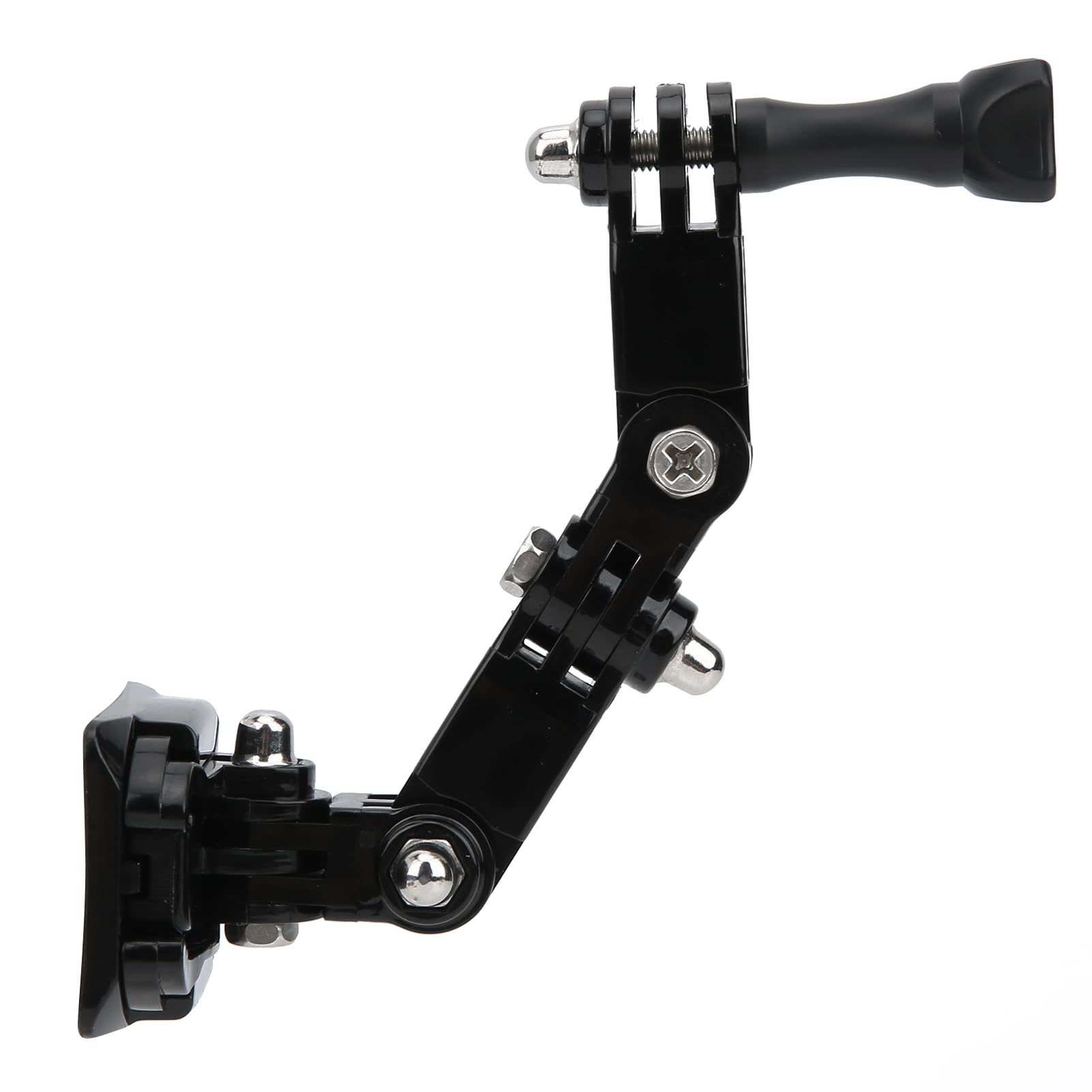 Juego de Soporte para Cámara de Casco de Motocicleta, Soporte Universal para Cámara de Movimiento, Kit de Accesorios para Casco de Montar, para Motocicletas de esquí, Color Negro
