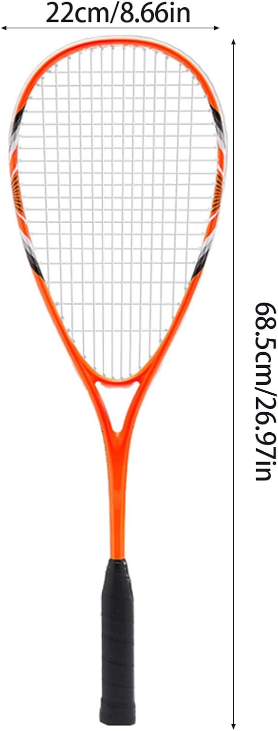 Light Weight Training Squash Racquet Shock Absorption Beginner Racket Sports Equipment for Men and Women Training Supplies