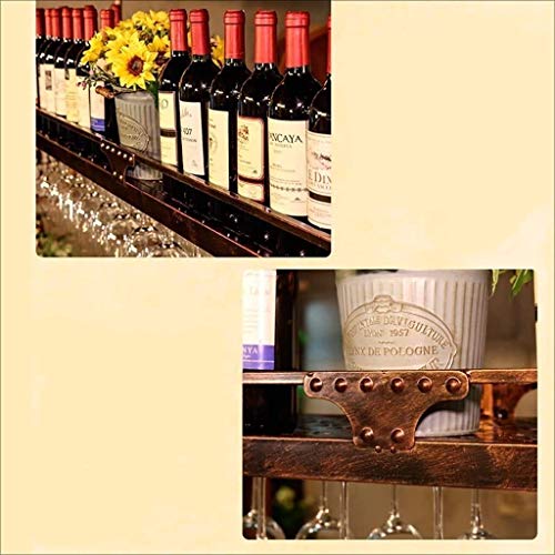 Casier à bouteilles de vin suspendu pour libérer votre plan de travail - 6
