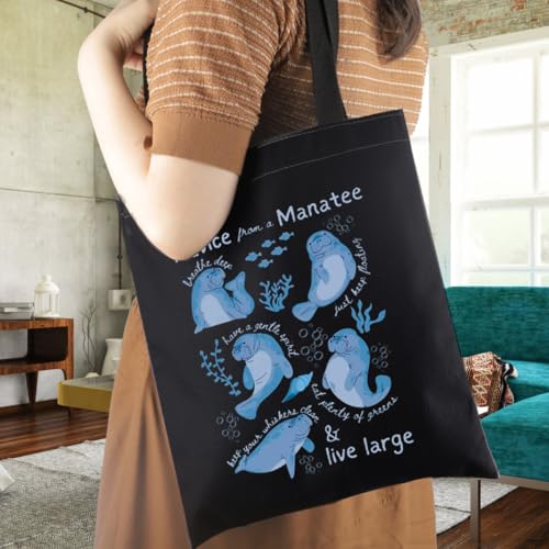 Bolso Tote Manatee Advice from A Manatee miniatura 3