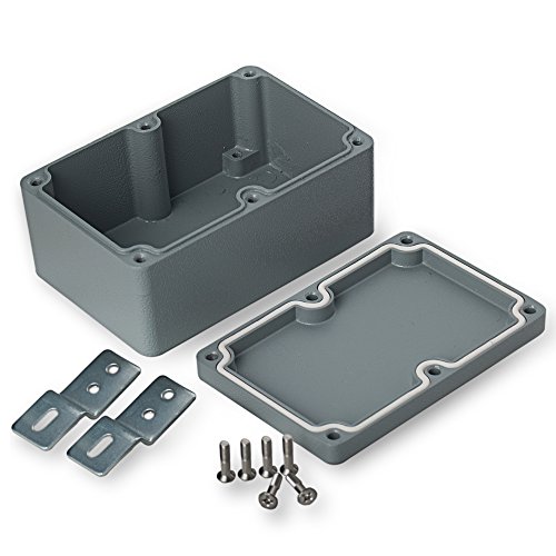 edi-tronic Aluminium Leergehäuse 111x64x37mm Industriegehäuse IP66 Gehäuse Box Kasten Dicht