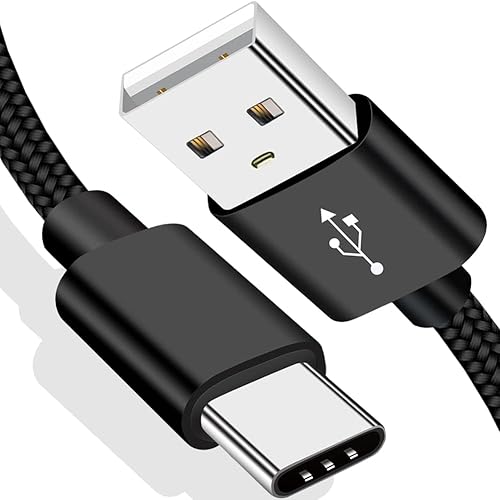 Cable de carga USB-C tipo C de sincronización de datos para GoPro Hero Max, Hero 9 8 7 6 5 Session 2018 negro blanco plateado LG V30 V20 G5 G7 G6