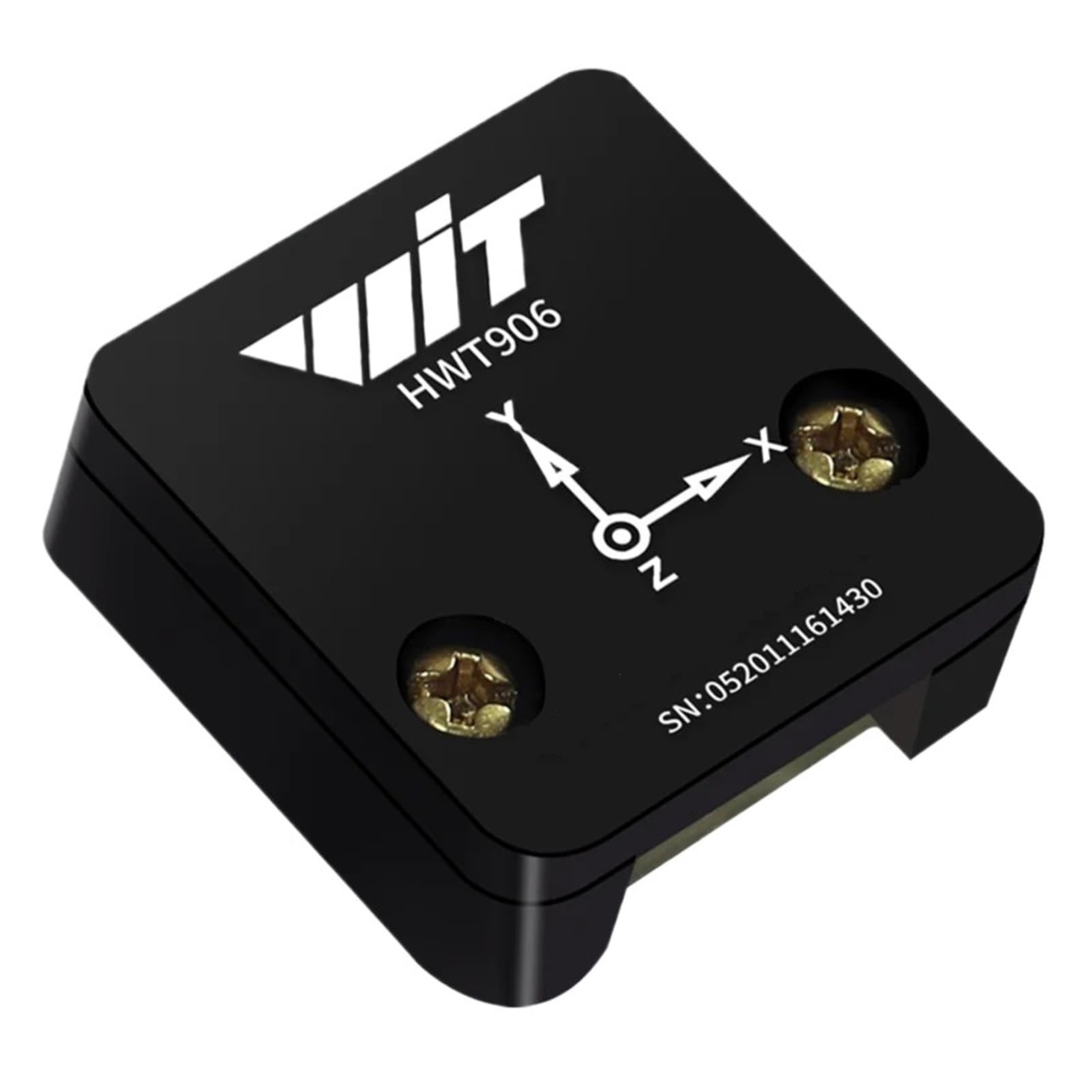 Inclinómetro de precisión, HWT906, acelerómetro+brújula digital+giroscopio, con compensación de temperatura(HWT906-TTL)