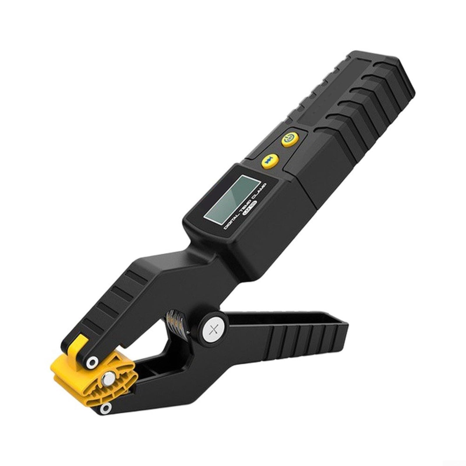 Klima-Klemmthermometer für Klimaanlagen, ±0,3 °C Rohrtemperaturmesser | von -20 bis 150 °C, Digitales für hvac Temperaturmessgerät mit Dual-Display, Datenspeicher und 40mm AC-Rohrklemme in Schwarz