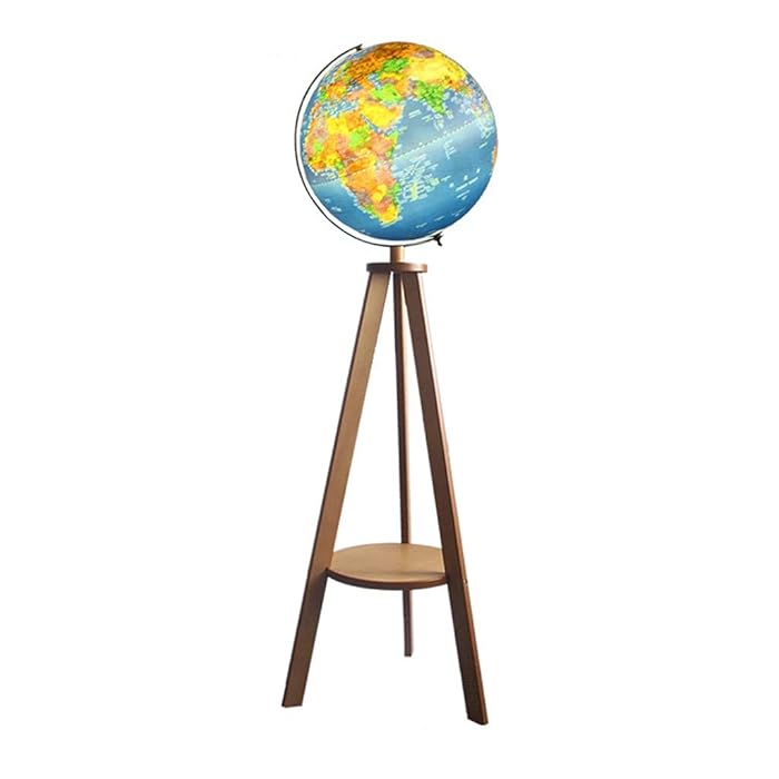 Buy ZANZAN World Globe Floor Tripod World Globe Illuminated Globe Of
