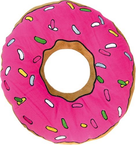 United Labels 0804289 Los Simpson - Cojín con diseño de rosquilla (40 cm)