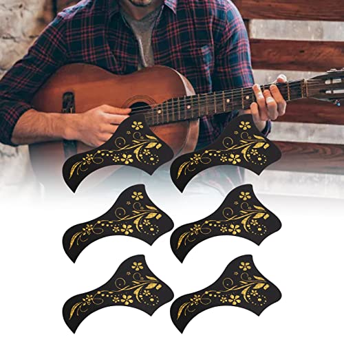 Pickguard pour guitare Bon cadeau 10 Pickguards pour guitare acoustique Facile à enlever et à décorer (Or) - Les Beatles, Paul McCartney, John Lennon, RIngo Starr, George Harrison Pickguard pour guitare Bon cadeau 10 Pickguards pour guitare acoustique Facile à enlever et à décorer (Or) – Image 3