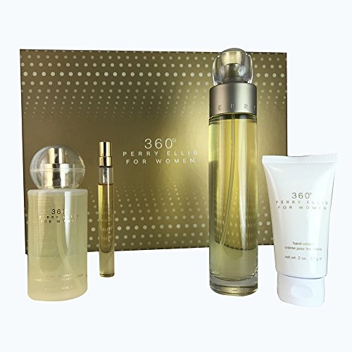 Perry Ellis Women's 360 Eau de Toilette 4-Piece Gift Set