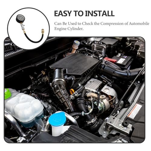 Testeur de compression Mikinona avec kit adaptateur pour moteurs essence - 4