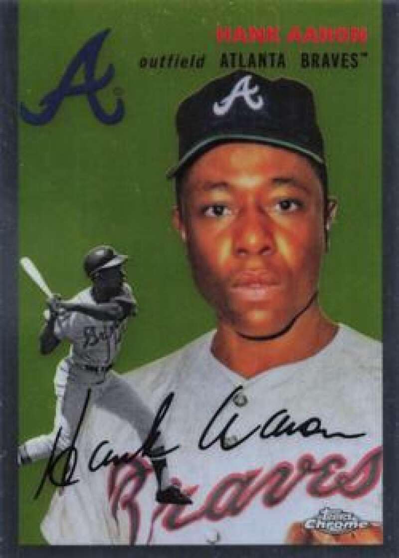 Amazon.com: 2023 Topps Chrome Platinum Anniversary #432 Hank Aaron 