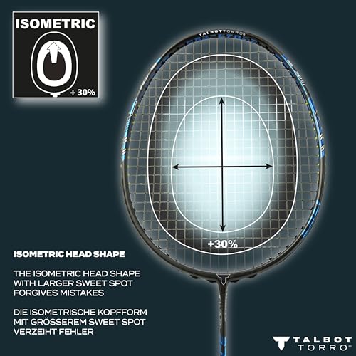 Talbot Torro rakieta do badmintona Isoforce, 100% grafitowa, 439561